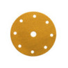 Gold Sanding Discs, Grip, 8 + 1 Holes, 150mm