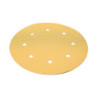 Gold Sanding Discs, Grip, 8 Holes, 125mm