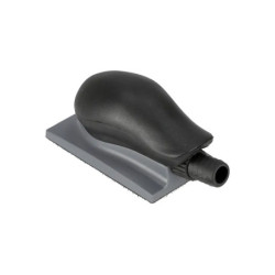 Hand Sanding Block Grip, 13 Holes, 70mmx125mm, Grey