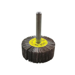 Shaft Mounted Flap Wheels, Aluminium Oxide, 6mm shank