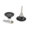 Screw-type disc holder 6mm spindle