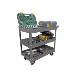 Tool Cart, Steel, 3-shelves